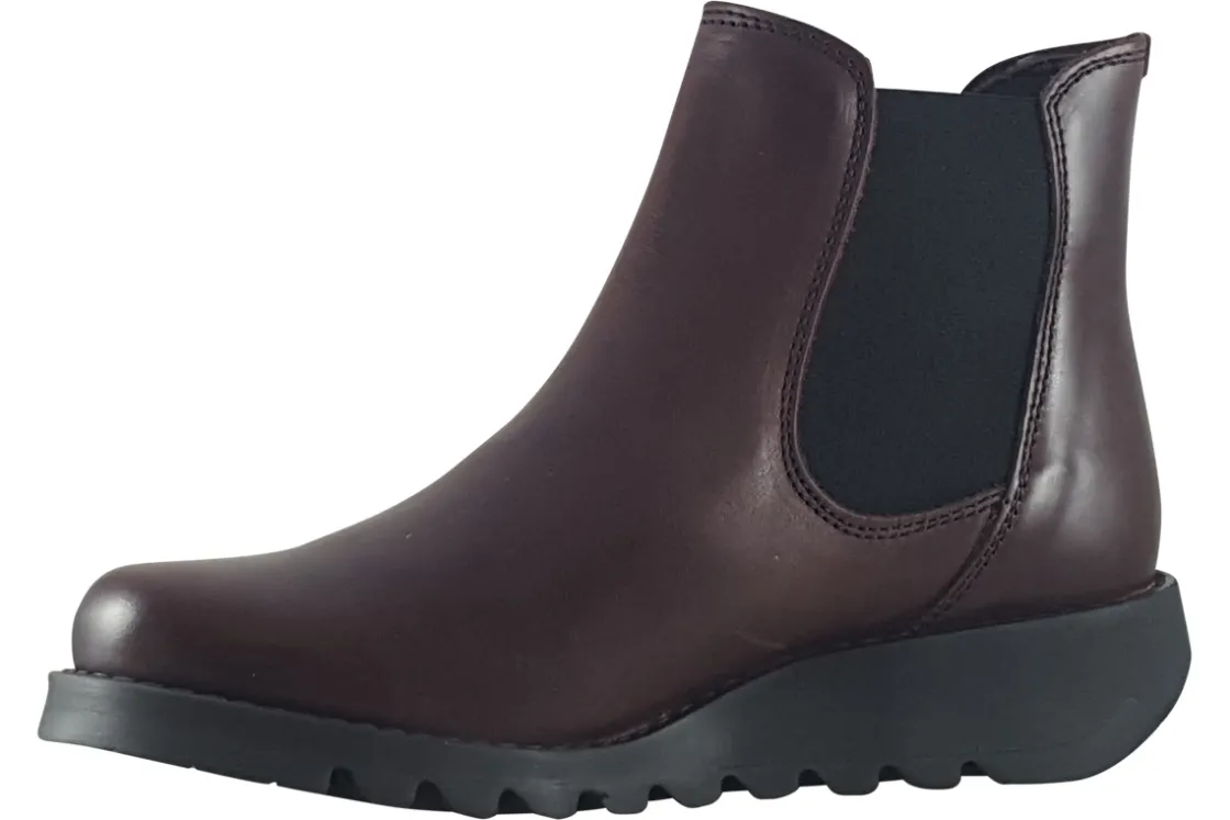 Women Fly London Womens Boots<Salv P143195 070 Womens Leather Chelsea Boots