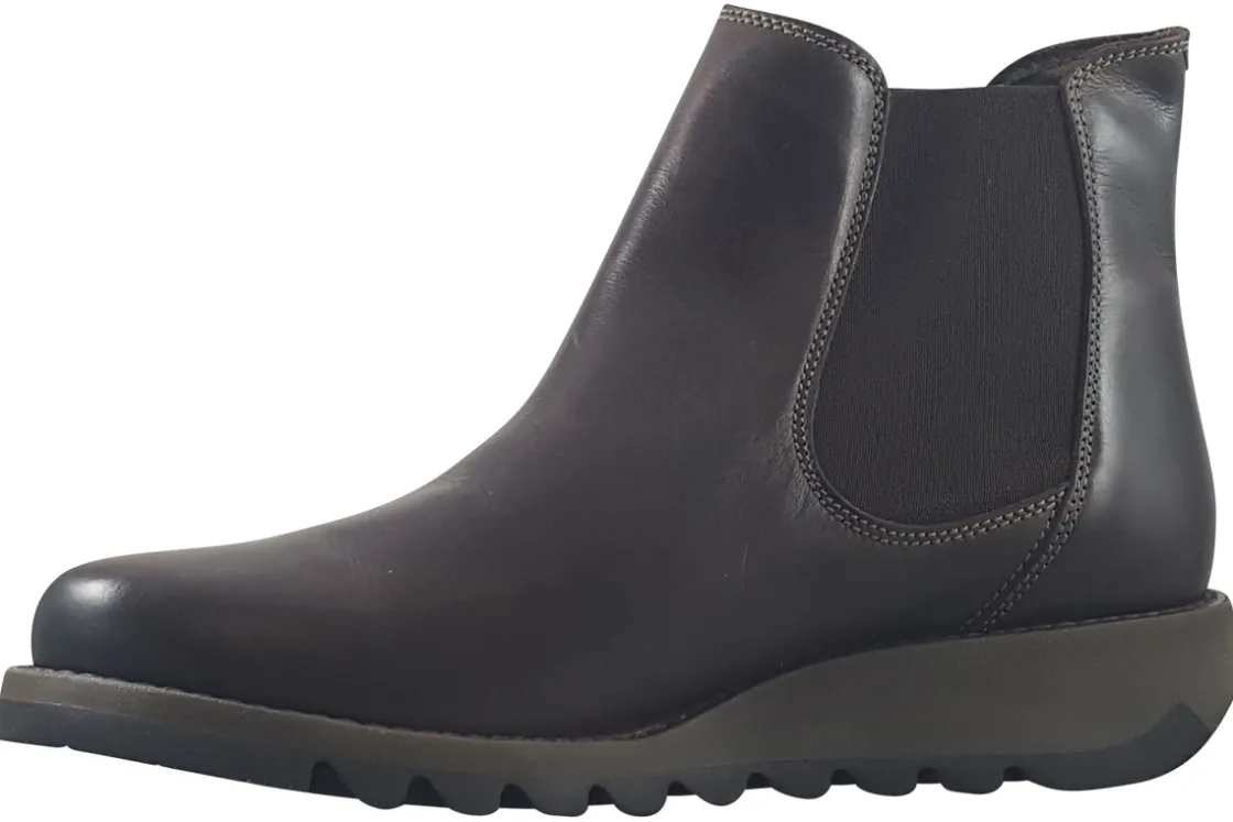 Women Fly London Womens Boots<Salv P143195 070 Womens Leather Chelsea Boots