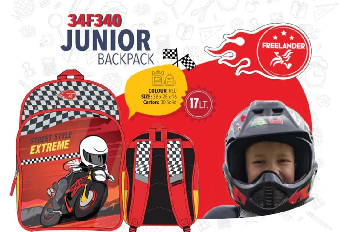 Freelander School Bags<Biker BackPack 34F340 School Bag