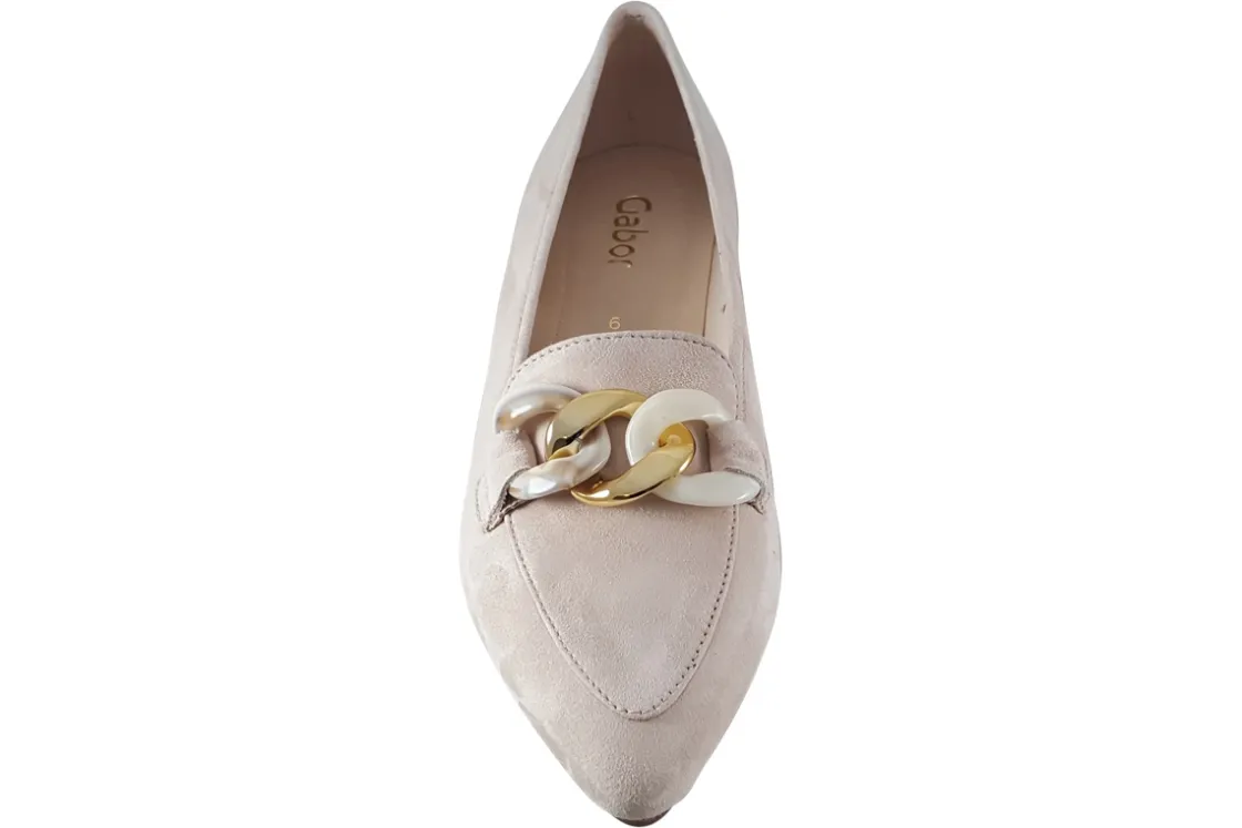 Women Gabor Womens Shoes | Womens Loafers<Carol 21.301 Womens Suede Leather Loafer Shoes