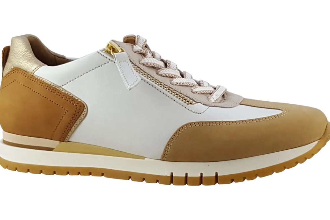 Women Gabor Womens Fashion Trainers<Leo 86.375 (Wide Fit) Womens Leather Fashion Trainers