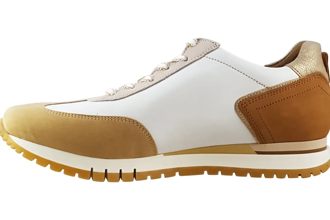 Women Gabor Womens Fashion Trainers<Leo 86.375 (Wide Fit) Womens Leather Fashion Trainers
