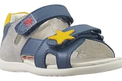 BOY Garvalin Velcro | Boys Sandals<Basic Star SDL 242318A Boys Sandals Blue Yellow