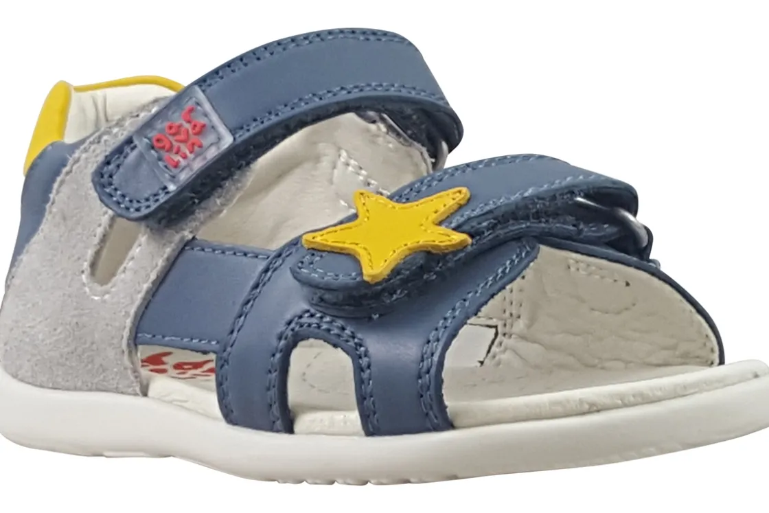 BOY Garvalin Velcro | Boys Sandals<Basic Star SDL 242318A Boys Sandals Blue Yellow