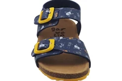 BOY Garvalin Velcro | Boys Sandals<Bio Gel SDL 242468A Boys Sandals Navy Yellow