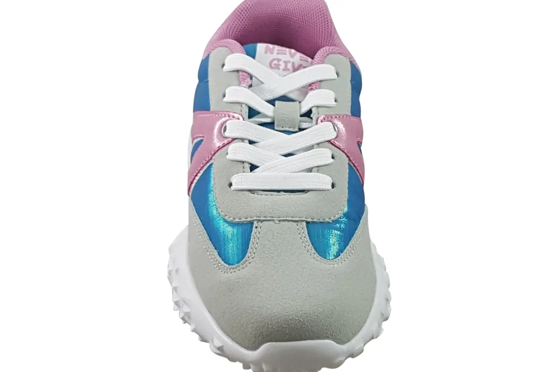Garvalin Laced | Girls Trainers<Bomba G 241810D Girls Trainers Turquoise Pink