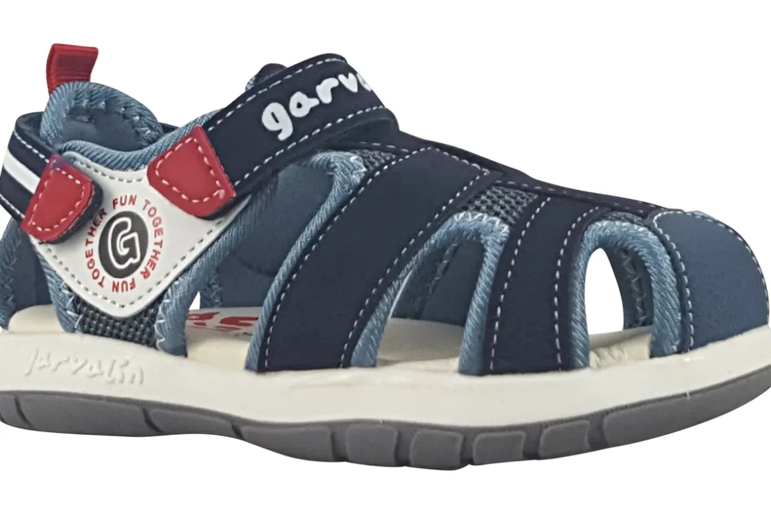 BOY Garvalin Velcro | Boys Sandals<Condor Closed 242815A Boys Sandals Navy Royal