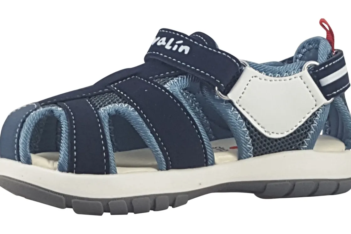 BOY Garvalin Velcro | Boys Sandals<Condor Closed 242815A Boys Sandals Navy Royal