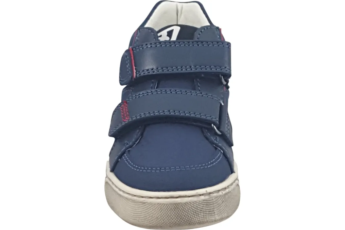BOY Garvalin Velcro | Podiatrist Approved<Rebel 'Ninja' 231625A Boys Navy Boots
