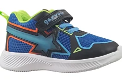 BOY Garvalin Velcro | Lights<Running Lights B 241805B Boys Fashion Trainers Denim