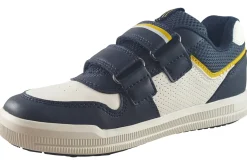 BOY Geox Velcro | Breathable Membrane<Arzach Boy J354AA Navy/White Boys Leather Shoes