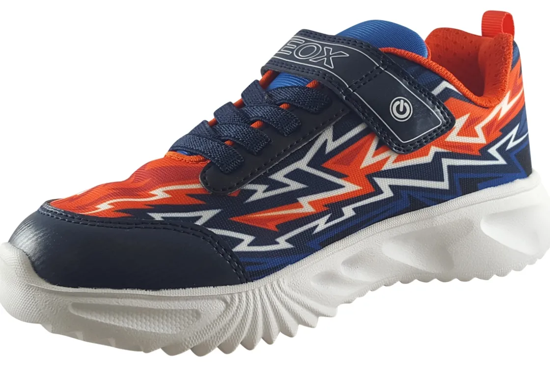 BOY Geox Velcro | Breathable Membrane<Assister Boy J45DZB Boys Trainers
