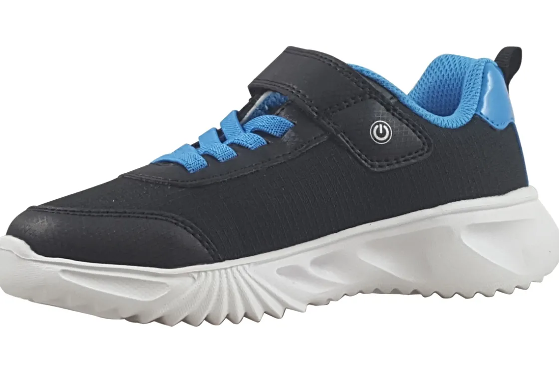 BOY Geox Velcro | Breathable Membrane<Assister Boy J45DZC Boys Black Fashion Trainers