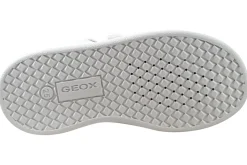 Geox Velcro | Girls First Shoes<B Eclyper Girl B555MA Girls Fashion Trainers White Yellow