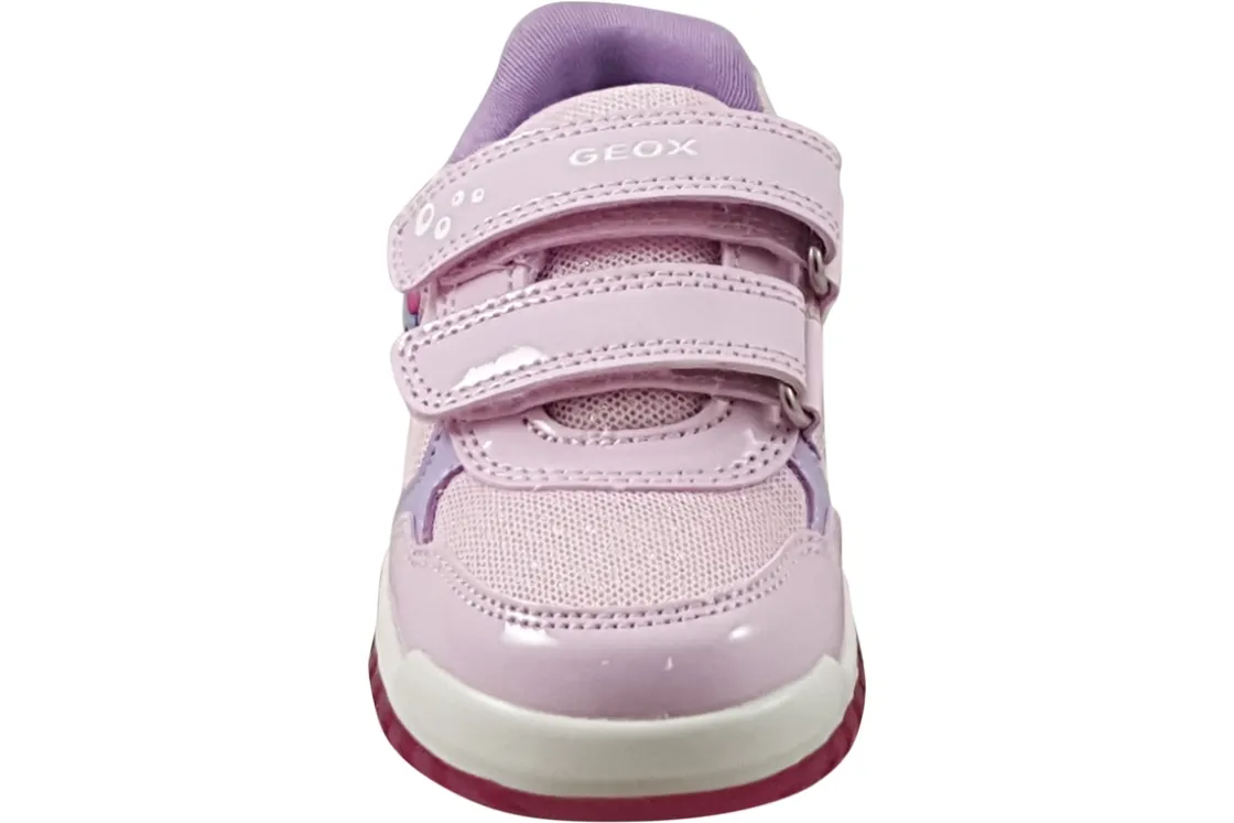 Geox Velcro | Lights<B Lightyloo Girl B5561A Girls Fashion Trainers Pink