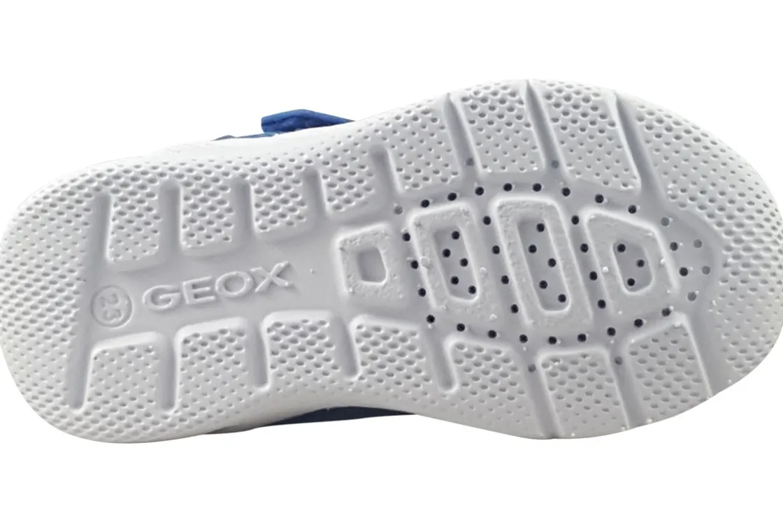 BOY Geox Velcro | Breathable Membrane<B Sprintye Boy B454UC Boys Fashion Trainers Royal Red
