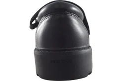 Geox Junior Girls | Senior Girls<Casey MJ Girl J642OP Black Girls Leather School Shoes