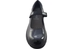 Geox Junior Girls | Senior Girls<Casey MJ Girl J642OP Black Girls Leather School Shoes