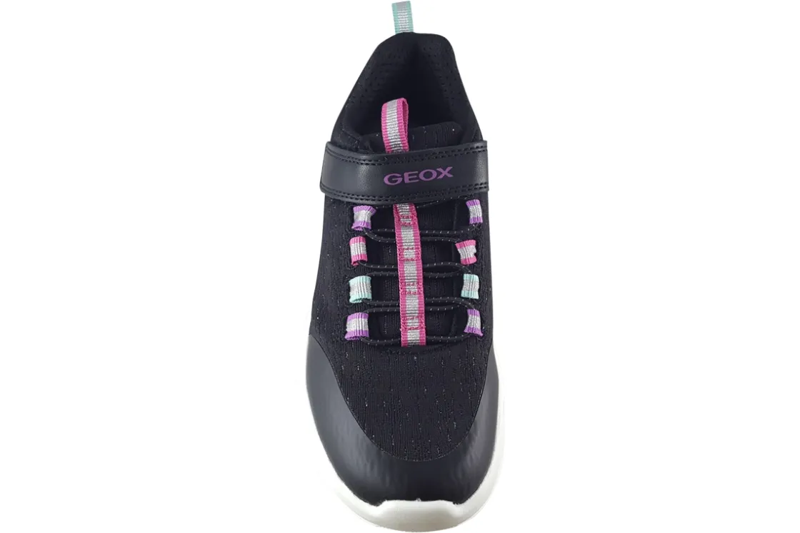 Geox Velcro | Breathable Membrane<J Aril GB J16DLB Girls Sports Trainers