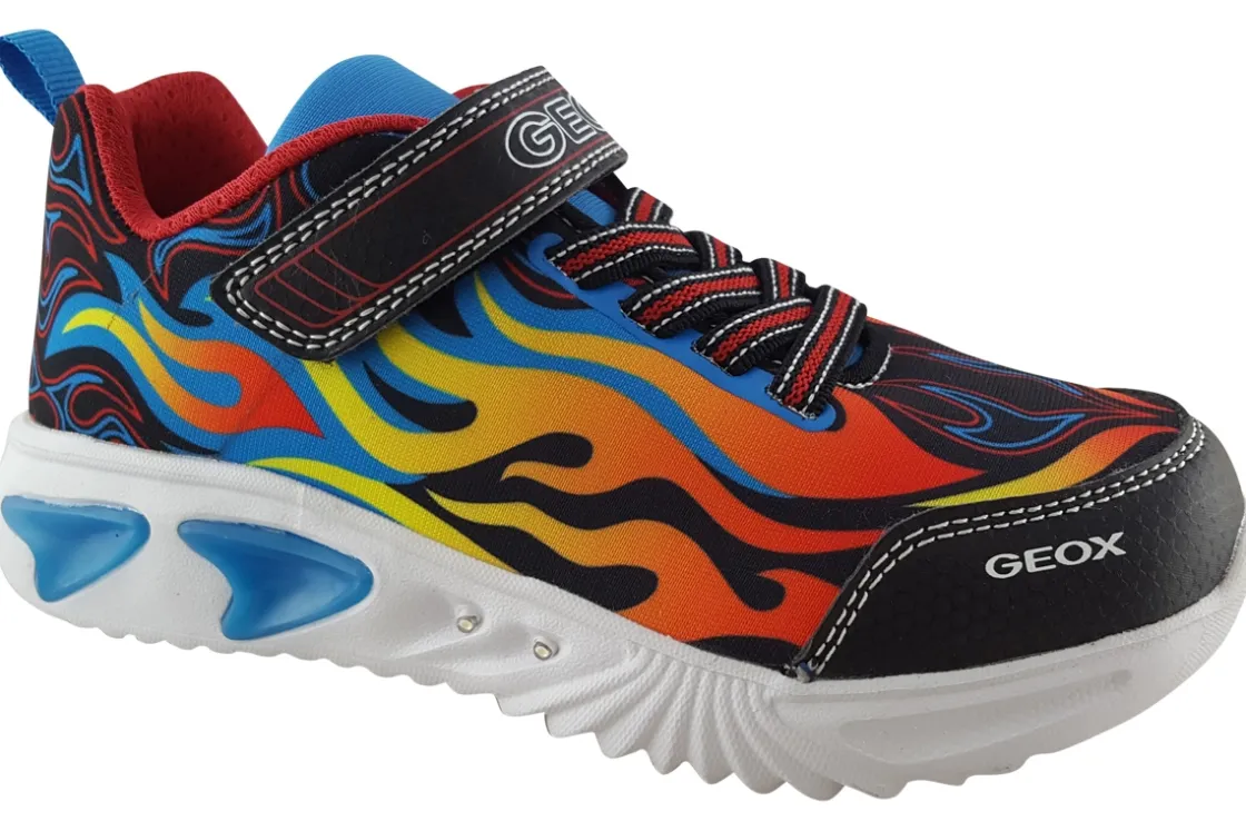 BOY Geox Velcro | Breathable Membrane<J Assister Boy J35DZC Boys Sports Trainers