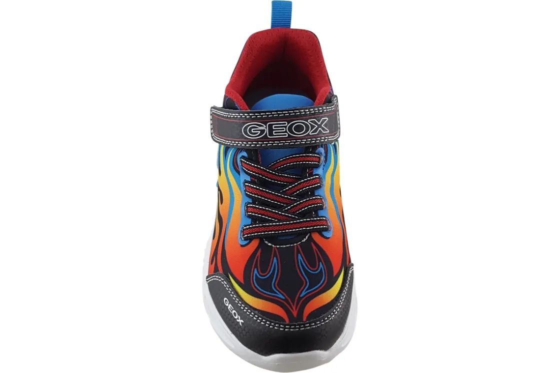 BOY Geox Velcro | Breathable Membrane<J Assister Boy J35DZC Boys Sports Trainers