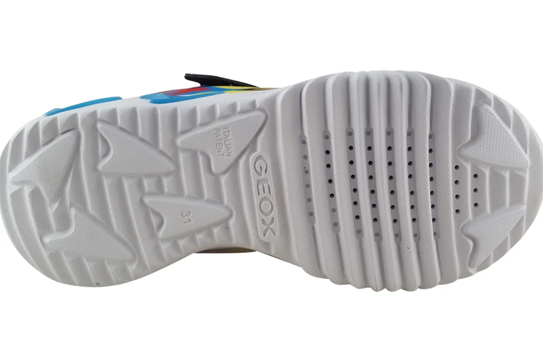 BOY Geox Velcro | Breathable Membrane<J Assister Boy J35DZC Boys Sports Trainers