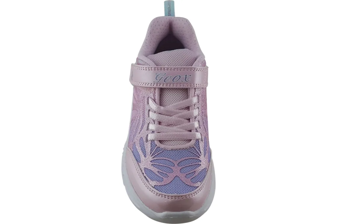 Geox Velcro | Lights<J Assister G J25E9B Girls Sports Trainers
