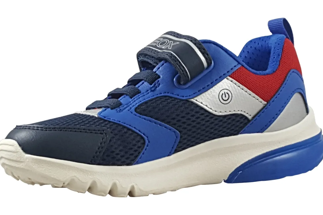 BOY Geox Velcro | Breathable Membrane<J Ciberdron Boy J45LBC Boys Trainers