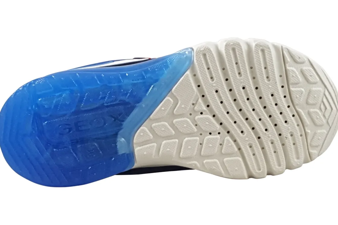 BOY Geox Velcro | Breathable Membrane<J Ciberdron Shark J55LBB Boys Fashion Trainers