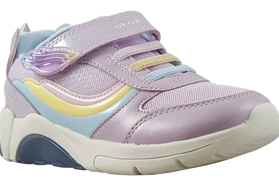 Geox Velcro | Lights<J Fadinlight Girl J55M4A Girls Fashion Trainers