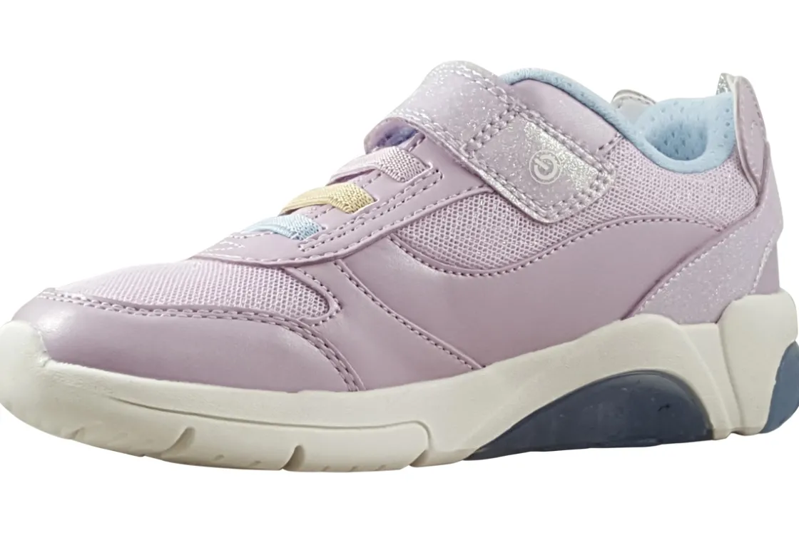 Geox Velcro | Lights<J Fadinlight Girl J55M4A Girls Fashion Trainers