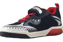 BOY Geox Velcro | Breathable Membrane<J Inek Boy J559CD Boys Fashion Trainers Black Red