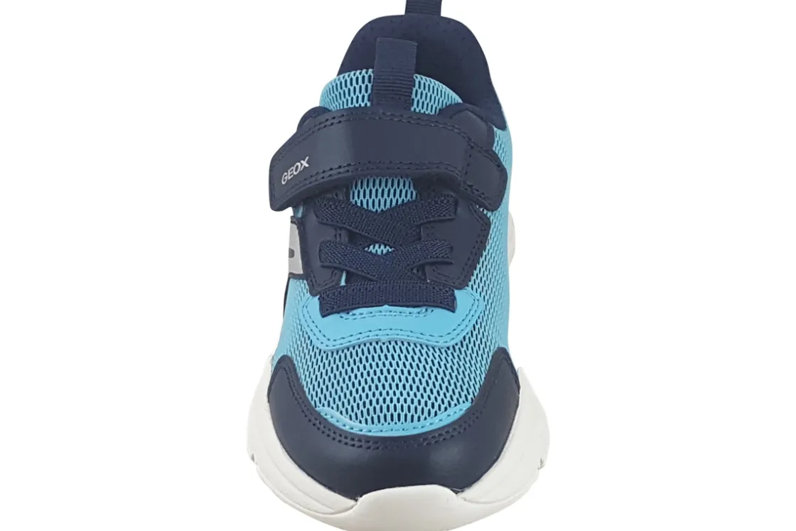 BOY Geox Velcro | Boys Trainers<J Loftus Boy J55MQB Boys Trainers Navy