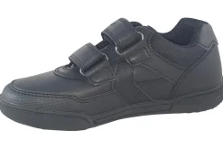 BOY Geox Velcro | Junior Boys<J Poseido BTS Boys Leather School Shoes