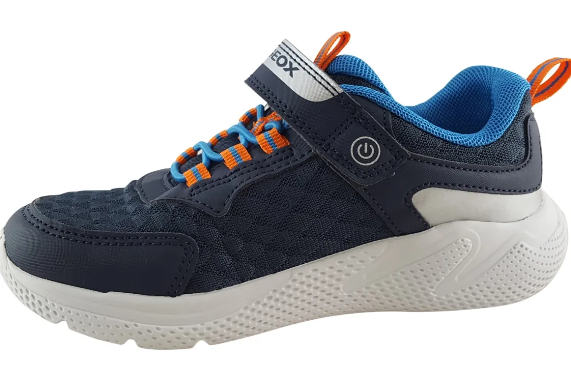 BOY Geox Velcro | Breathable Membrane<J Sprintye Boy J25GBB Boys Sports Trainers