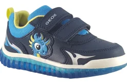 BOY Geox Velcro | Breathable Membrane<Lightyloo B B465ZA Boys Navy Fashion Trainers