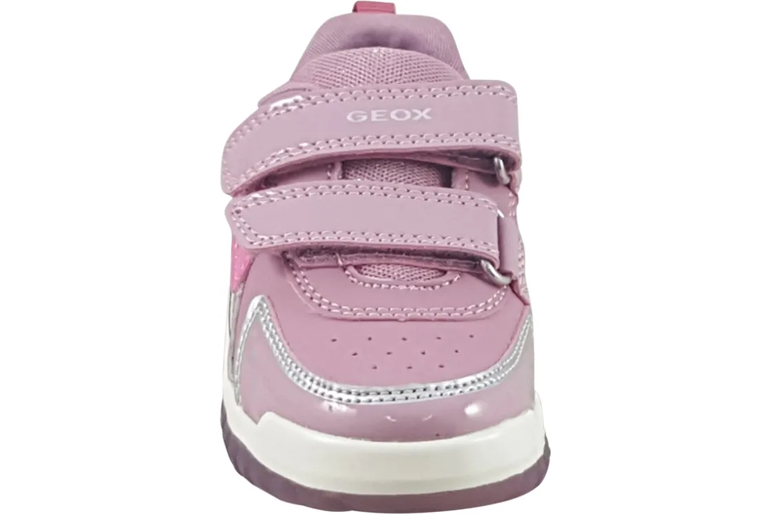 Geox Velcro | Breathable Membrane<Lightyloo G B4661A Girls Fashion Trainers Rose