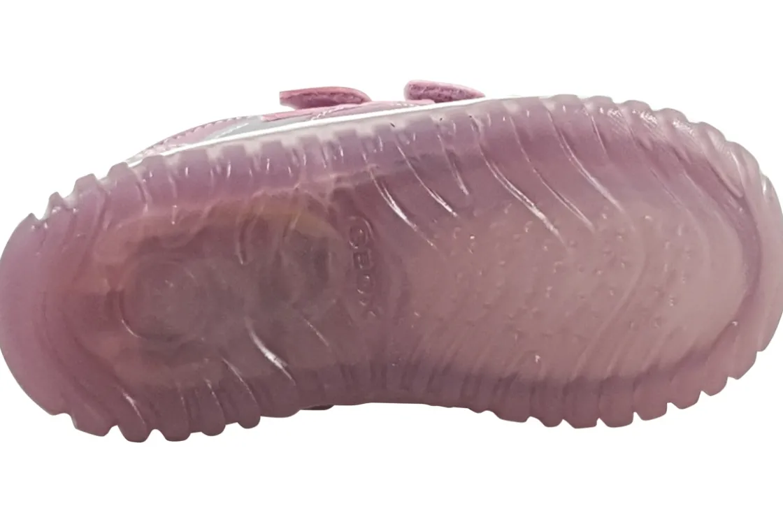 Geox Velcro | Breathable Membrane<Lightyloo G B4661A Girls Fashion Trainers Rose