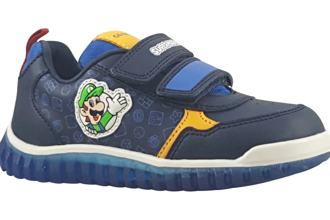BOY Geox Velcro | Breathable Membrane<Lightyloo 'Mario' B465ZC