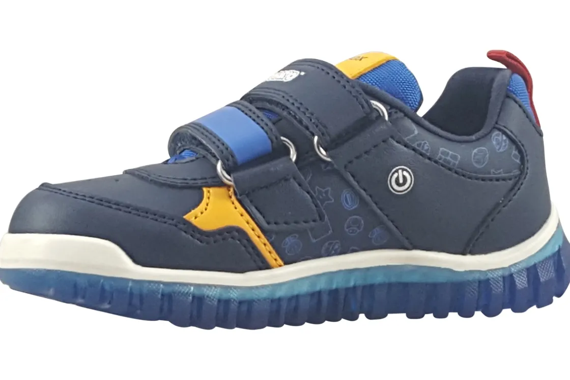 BOY Geox Velcro | Breathable Membrane<Lightyloo 'Mario' B465ZC