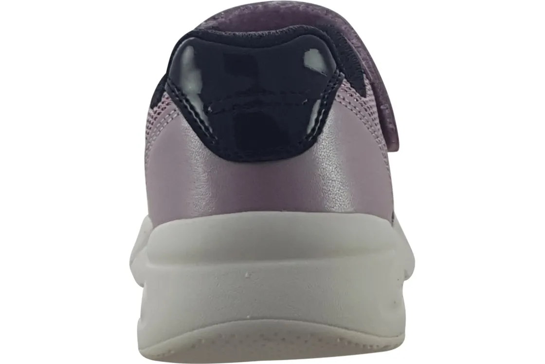 Geox Velcro | Breathable Membrane<Loftus G J46M2C Girls Gliter Fashion Trainers