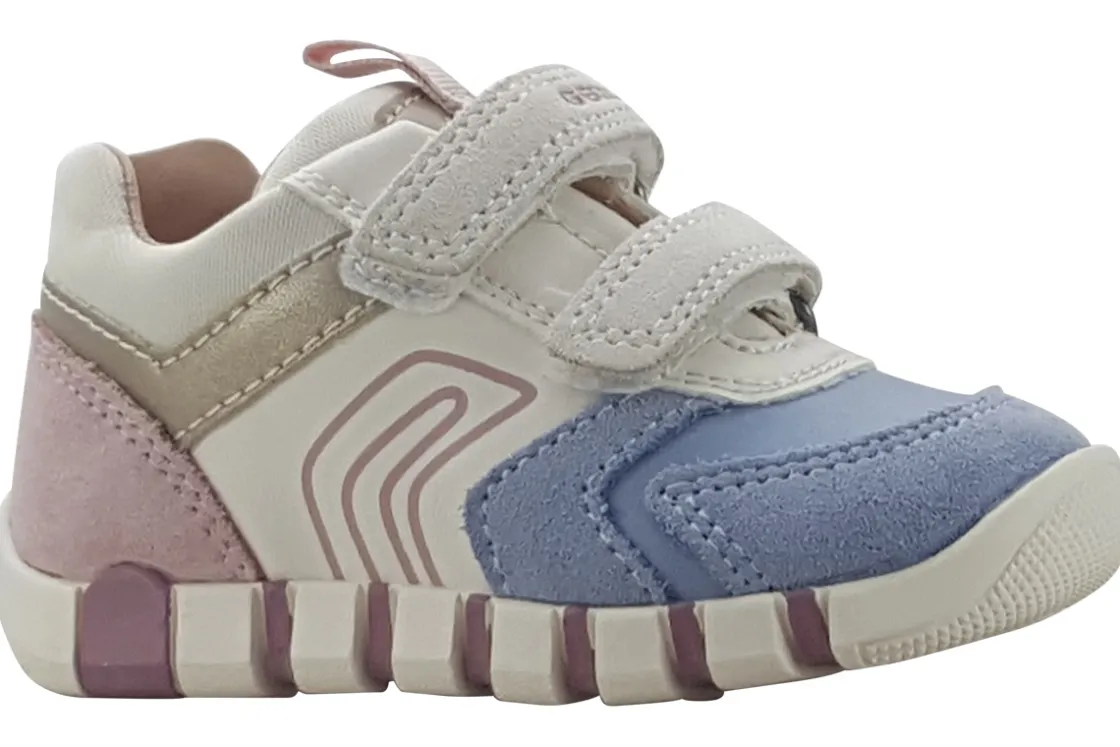Geox Velcro | Breathable Membrane<Lupidoo Girl B3558C Girls Fashion Trainers