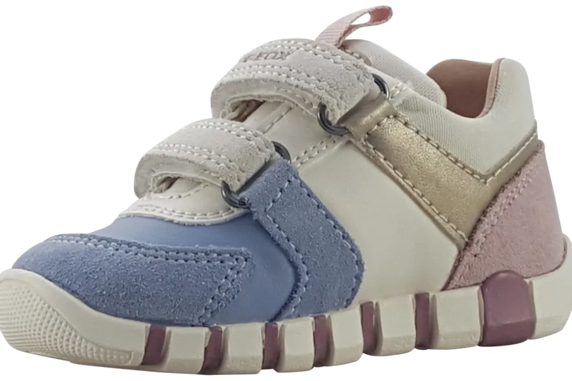 Geox Velcro | Breathable Membrane<Lupidoo Girl B3558C Girls Fashion Trainers