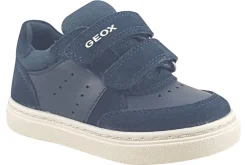 BOY Geox Breathable Membrane | Removable Insole<Nashik Boy B465NC Boys Navy Leather Shoes