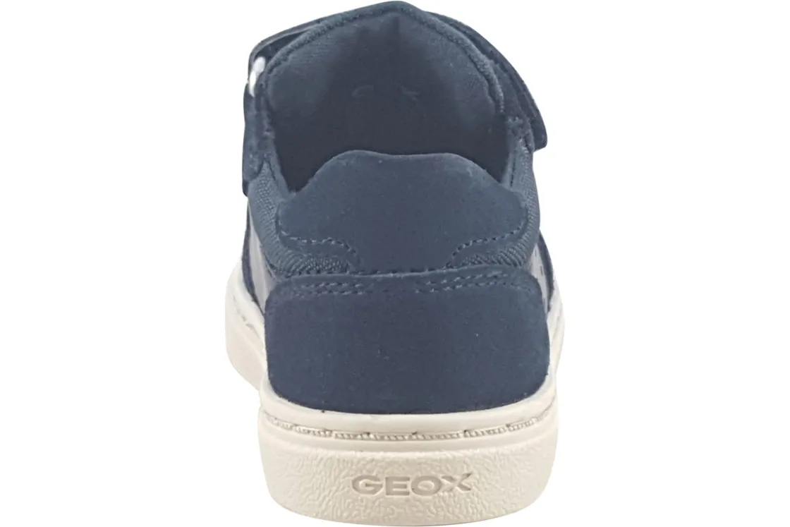 BOY Geox Breathable Membrane | Removable Insole<Nashik Boy B465NC Boys Navy Leather Shoes