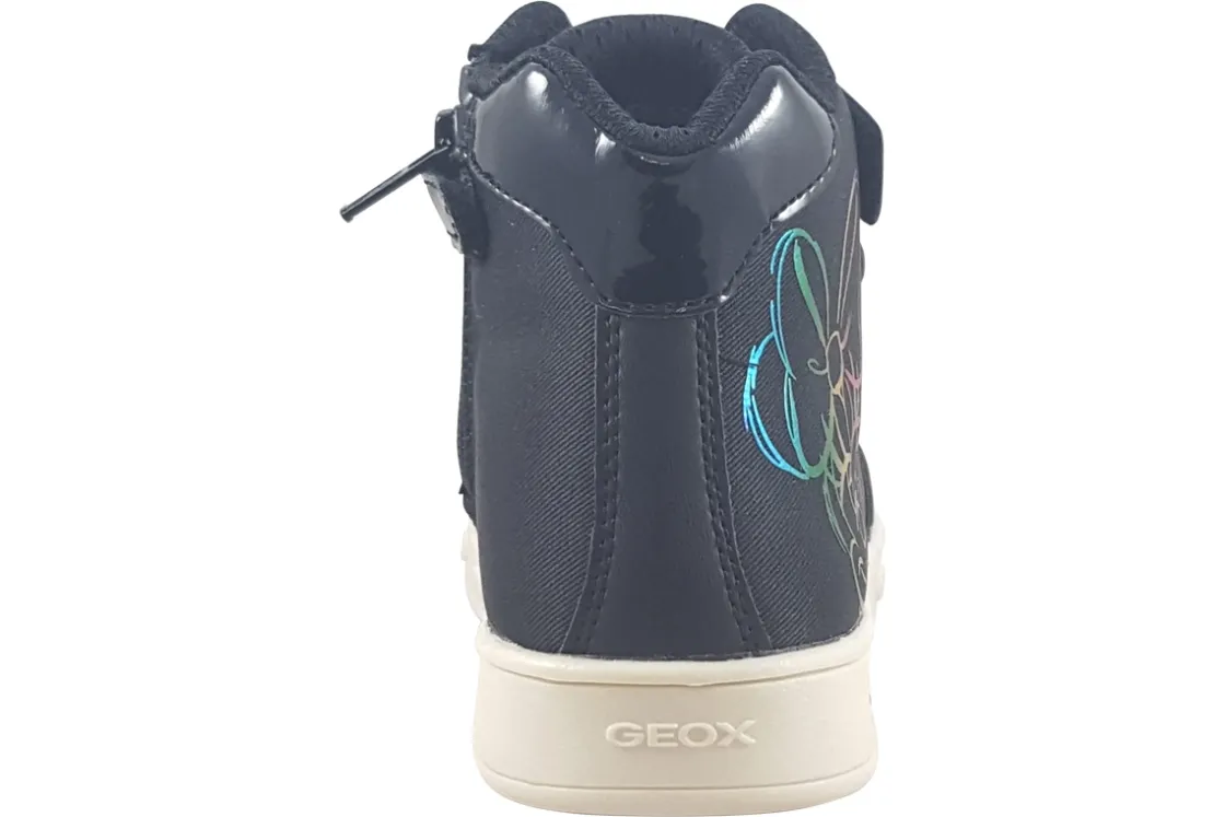 Geox Velcro | Breathable Membrane<Skylin 'Minnie' J468WE Girls Fashion Trainers