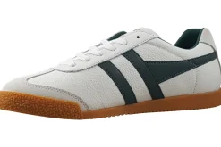Gola Apron Toe | Mens Shoes<Harrier Leather CMB426 Mens Leather Fashion Trainers