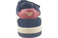 BOY Gola Velcro | Removable Insole<Hawk Strap CKA336 Boys Navy Leather Fashion Trainers