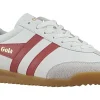 Women Gola Womens Fashion Trainers<Torpedo Leather CLB622 Womens Fashion Trainers White Clay