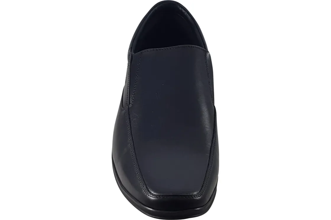BOY Hush Puppies Senior Boys | Tramline Toe<Billy Slip On Mens Leather Shoes